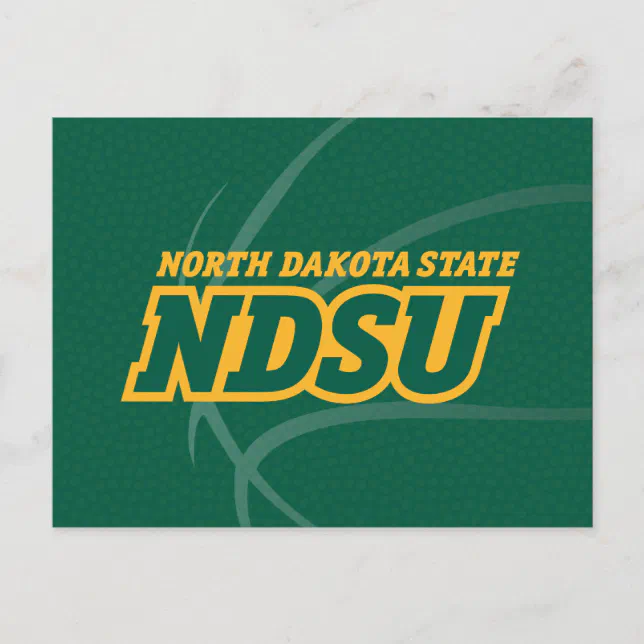 North Dakota State Basketball Postcard Zazzle