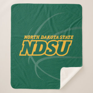 North Dakota State Basketball Sherpa Blanket