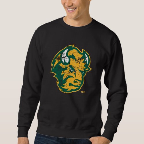 North Dakota State Bison Distressed Sweatshirt