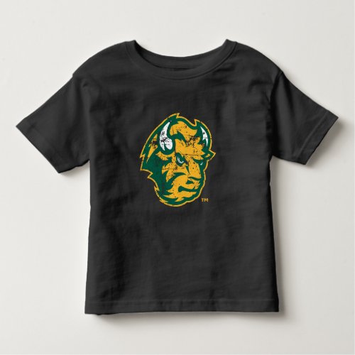 North Dakota State Bison Distressed Toddler T_shirt