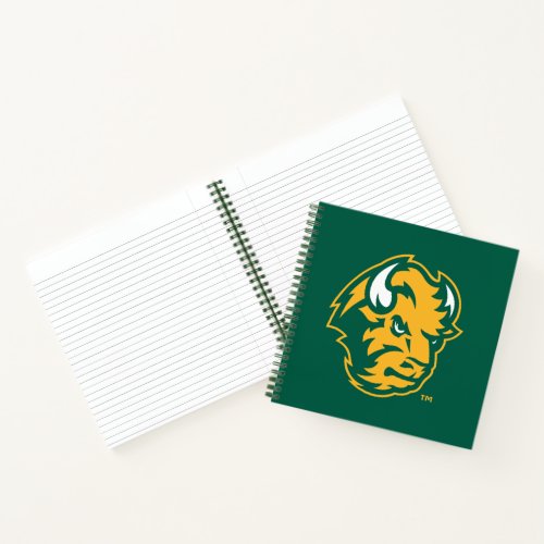North Dakota State Bison Head Notebook