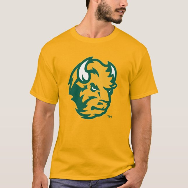North Dakota State Bison Head T-Shirt (Front)