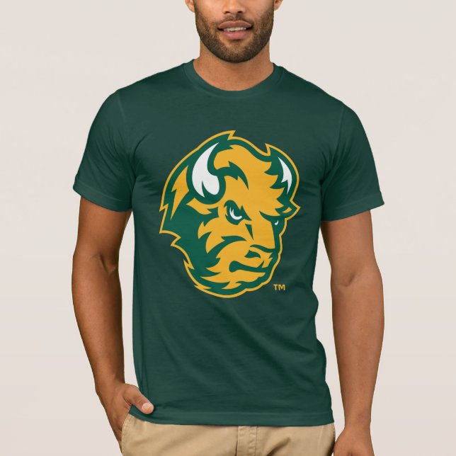 North Dakota State Bison Head T-Shirt (Front)