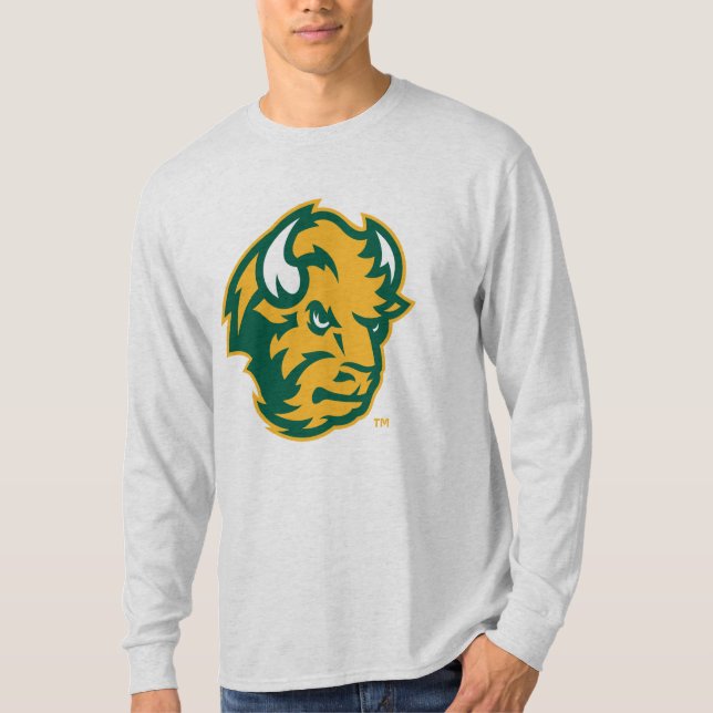 North Dakota State Bison Head T-Shirt (Front)