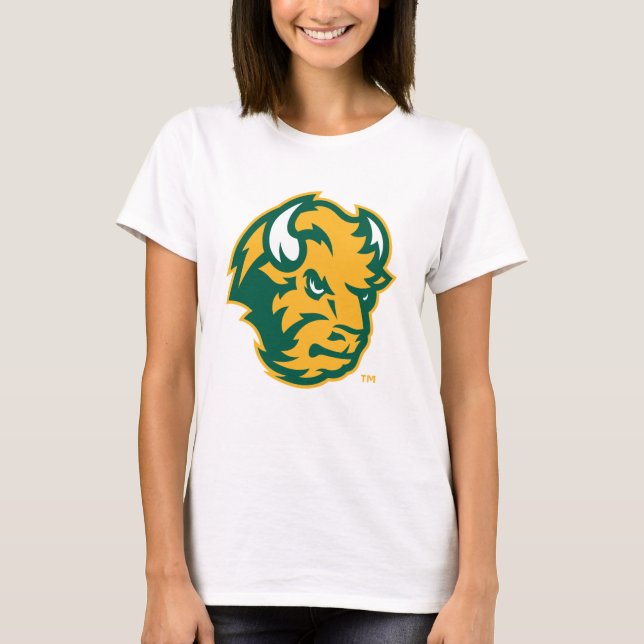 North Dakota State Bison Head T-Shirt (Front)