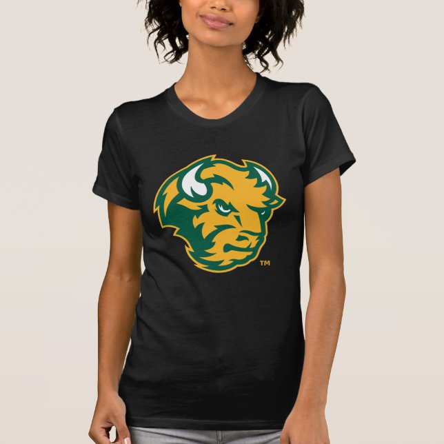 North Dakota State Bison Head T-Shirt (Front)