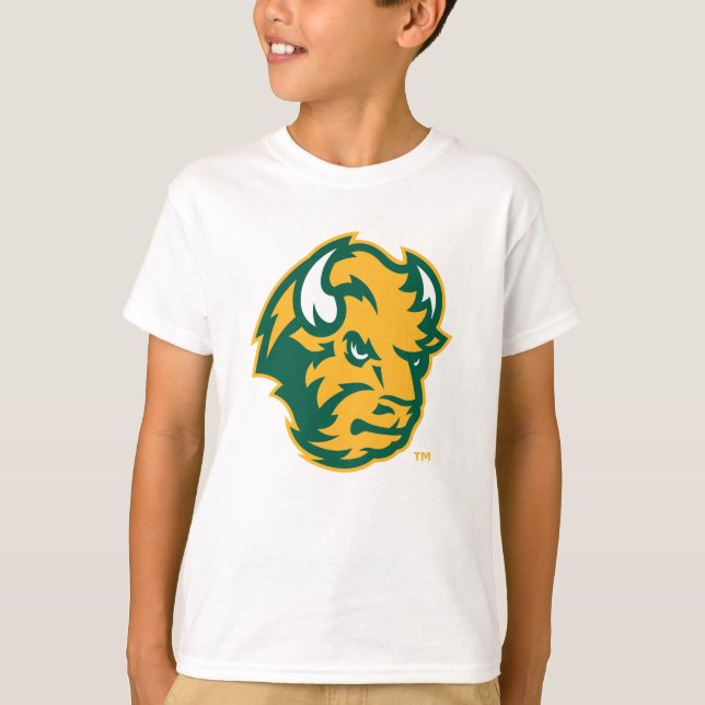 North Dakota State Bison Head T-Shirt (Front)