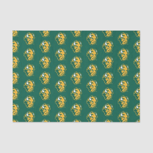 North Dakota State Bison Head Tissue Paper (Front)