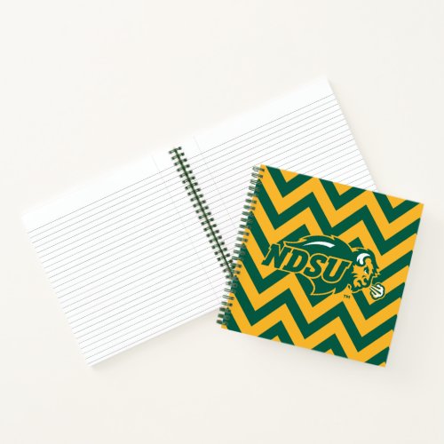 North Dakota State Chevron Pattern Notebook