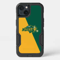 North Dakota State Color Block Distressed