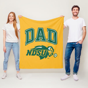 North Dakota State Dad Fleece Blanket