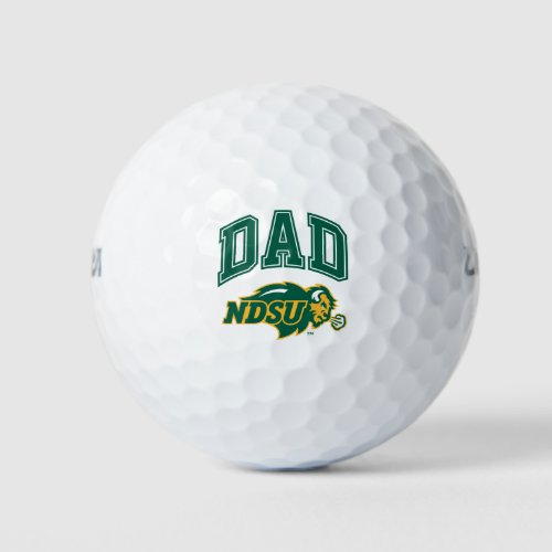 North Dakota State Dad Golf Balls