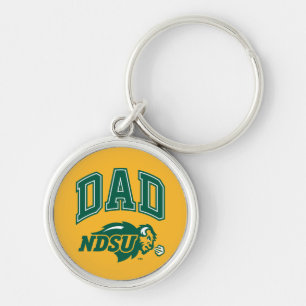 North Dakota State Dad Keychain