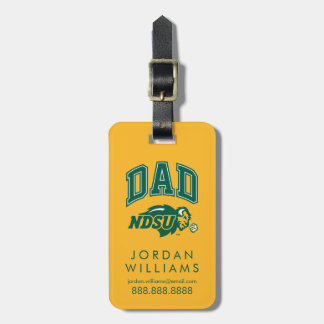 North Dakota State Dad Luggage Tag