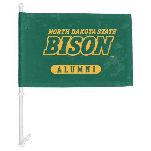North Dakota State Distressed Car Flag