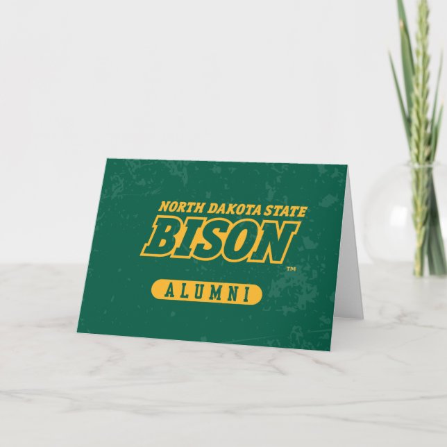 North Dakota State Distressed Card (Front)