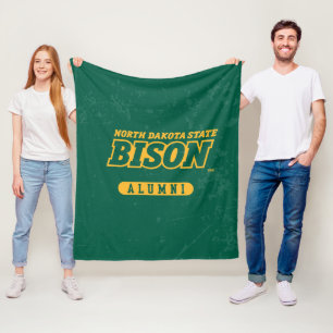 North Dakota State Distressed Fleece Blanket