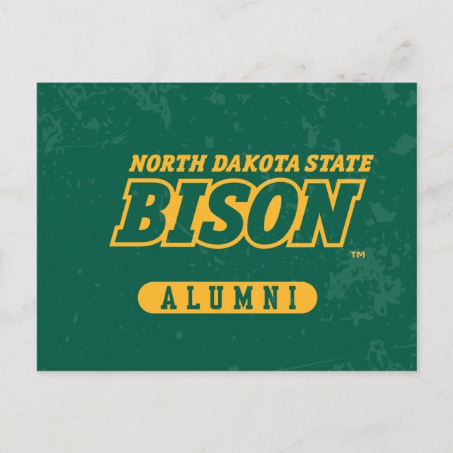 North Dakota State Distressed Invitation Postcard (Front)