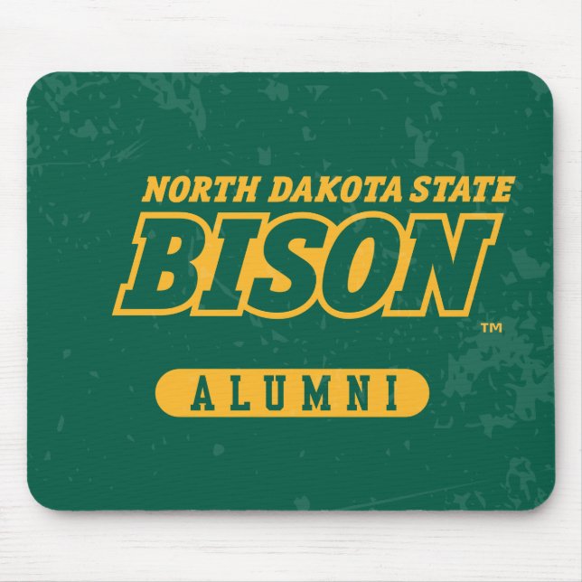 North Dakota State Distressed Mouse Pad (Front)