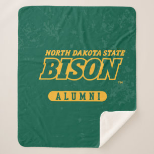 North Dakota State Distressed Sherpa Blanket