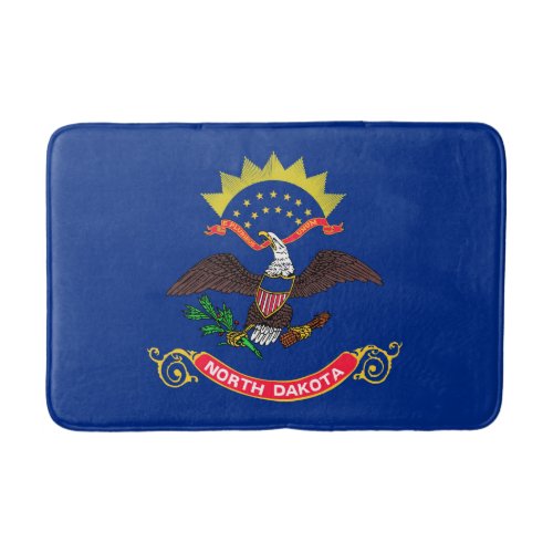 North Dakota State Flag Bath Mat