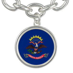 North Dakota State Flag Bracelet