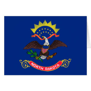 North Dakota State Flag Cards