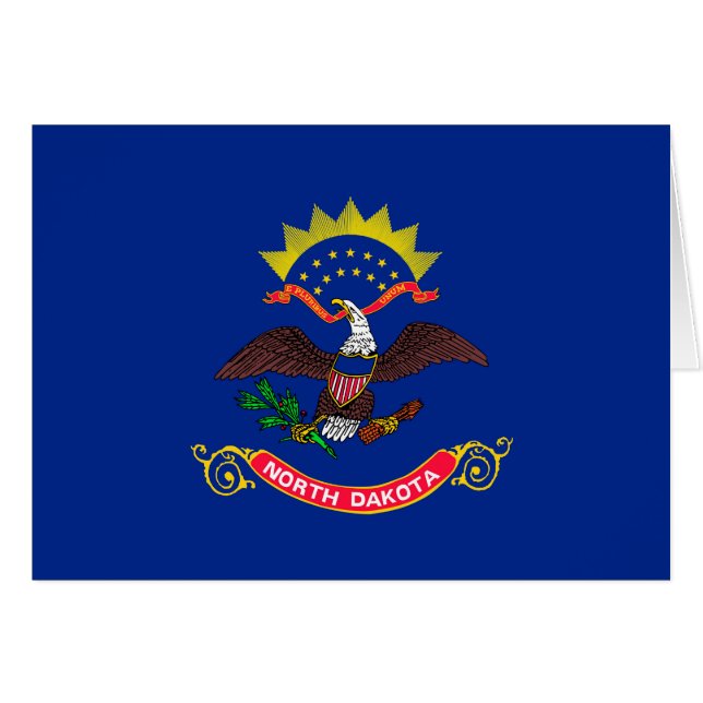 North Dakota State Flag Design Cards (Front Horizontal)
