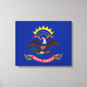 North Dakota State Flag Design Decor