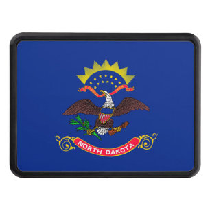 North Dakota State Flag Design Hitch Cover