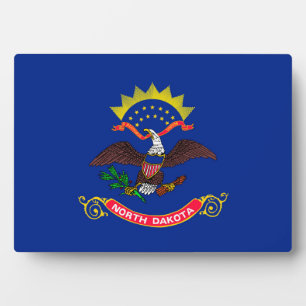 North Dakota State Flag Design Plaque