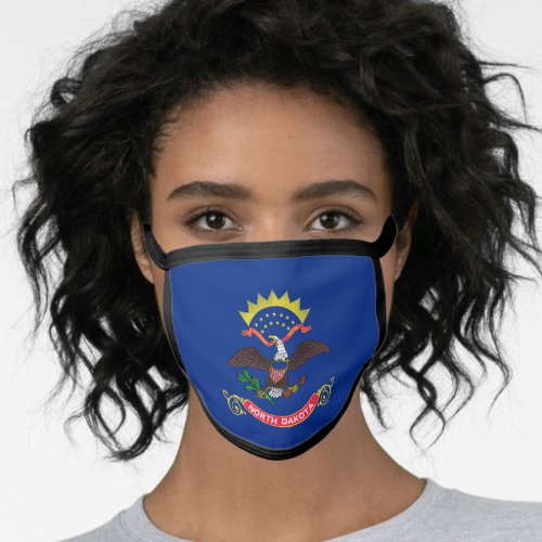 North Dakota State Flag Face Mask