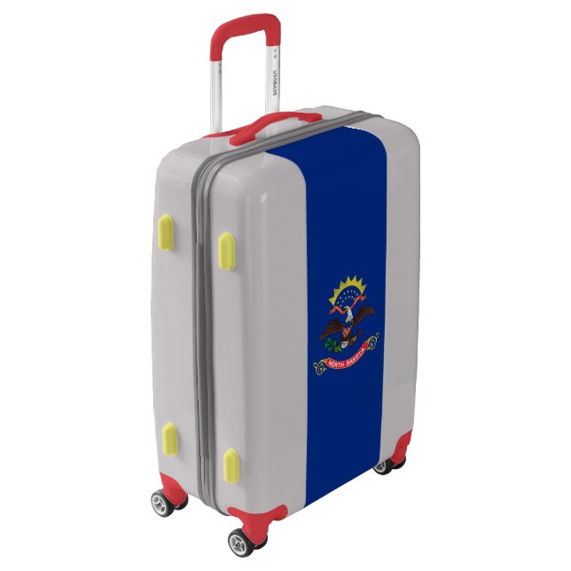 North Dakota State Flag Luggage (Rotated Left)