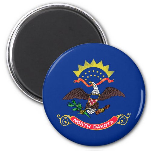 North Dakota State Flag Magnet