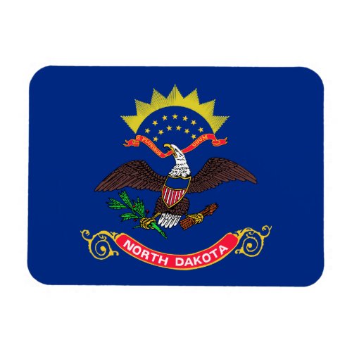 North Dakota State Flag Magnet