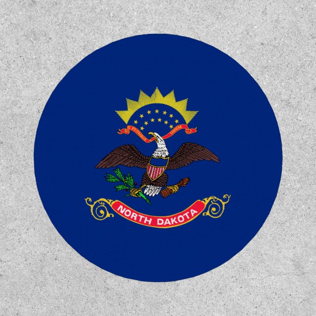 North Dakota State Flag Patch (Front)