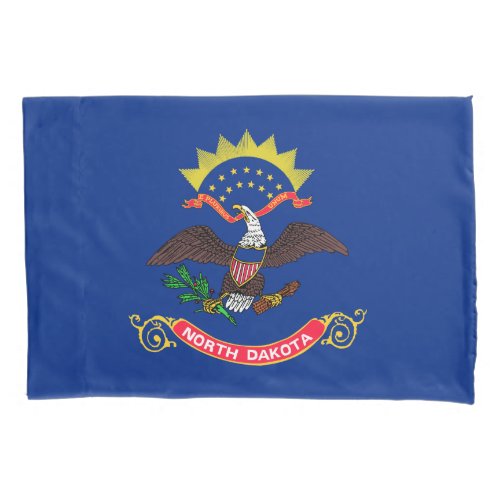 North Dakota State Flag Pillow Case