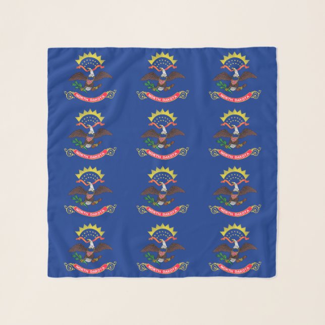 North Dakota State Flag Scarf (Front)
