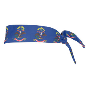 North Dakota State Flag Tie Headband