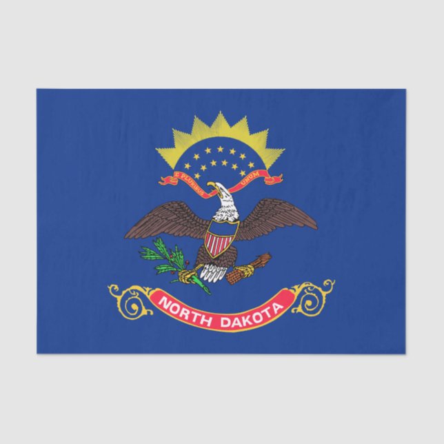 North Dakota State Flag Tissue Paper (Front)