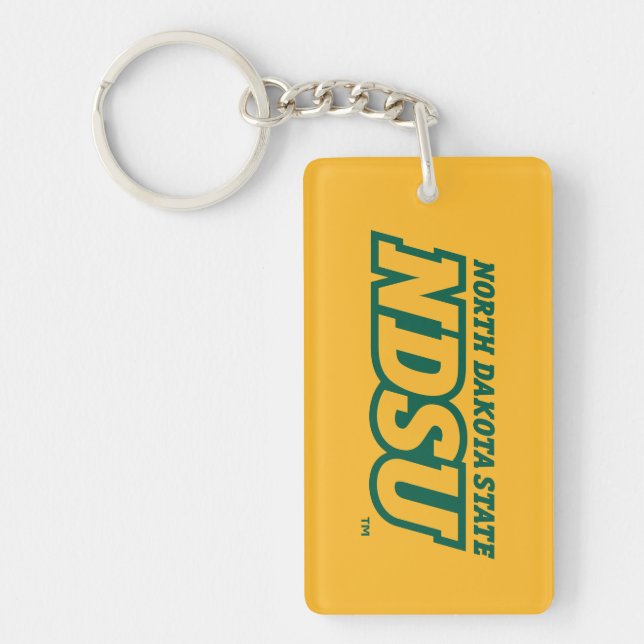 North Dakota State NDSU Keychain (Front)