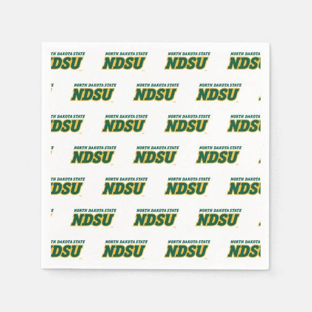 North Dakota State NDSU Napkins (Front)