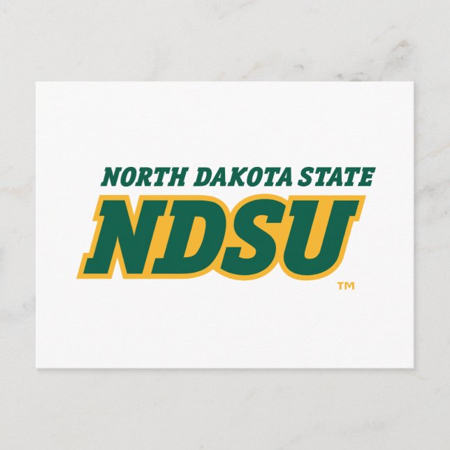 North Dakota State NDSU Postcard (Front)