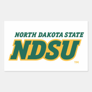 North Dakota State NDSU Rectangular Sticker