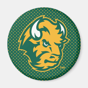 North Dakota State Polka Dot Pattern Magnet