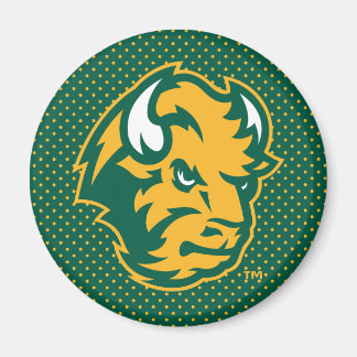 North Dakota State Polka Dot Pattern Magnet