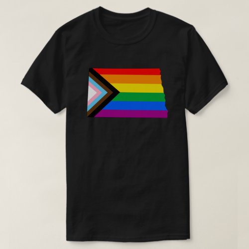 North Dakota State Pride LGBTQ Progress Pride T_Shirt