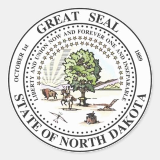 North Dakota State Seal | Zazzle.com