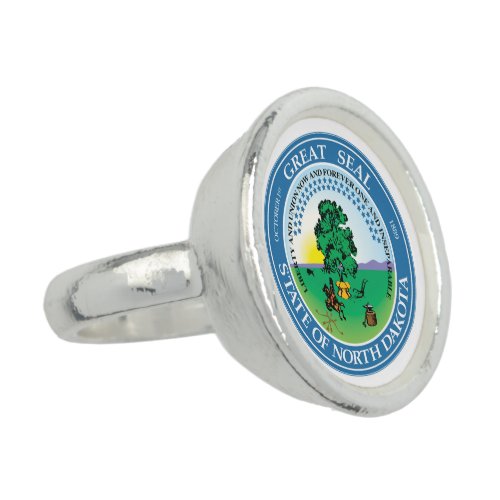 North Dakota State Seal _ Ring