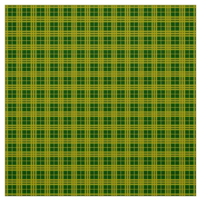 North Dakota State University Bison Tartan Fabric (Swatch)